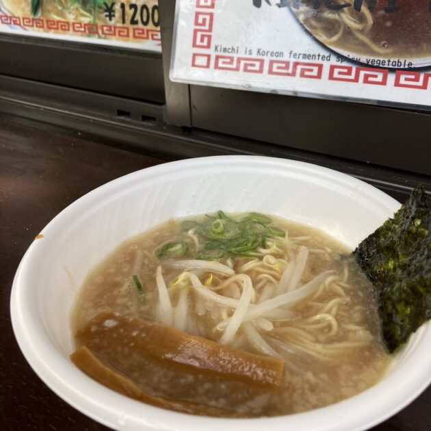 京都　嵐山　食べ歩き　ラーメン